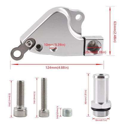 GEN Performance K-Series Intake Manifold Coolant Adapter Plate – K20 Manifold to K24 Head