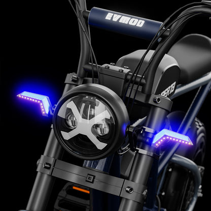 Bullhorn Blue/Yellow LED Turn Signal Lights set for Super73