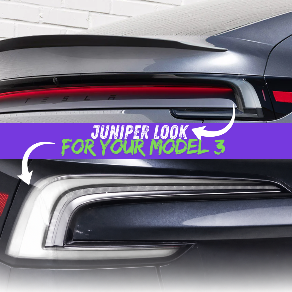 White Venom LED Tail Lights | Tesla Model 3 Highland