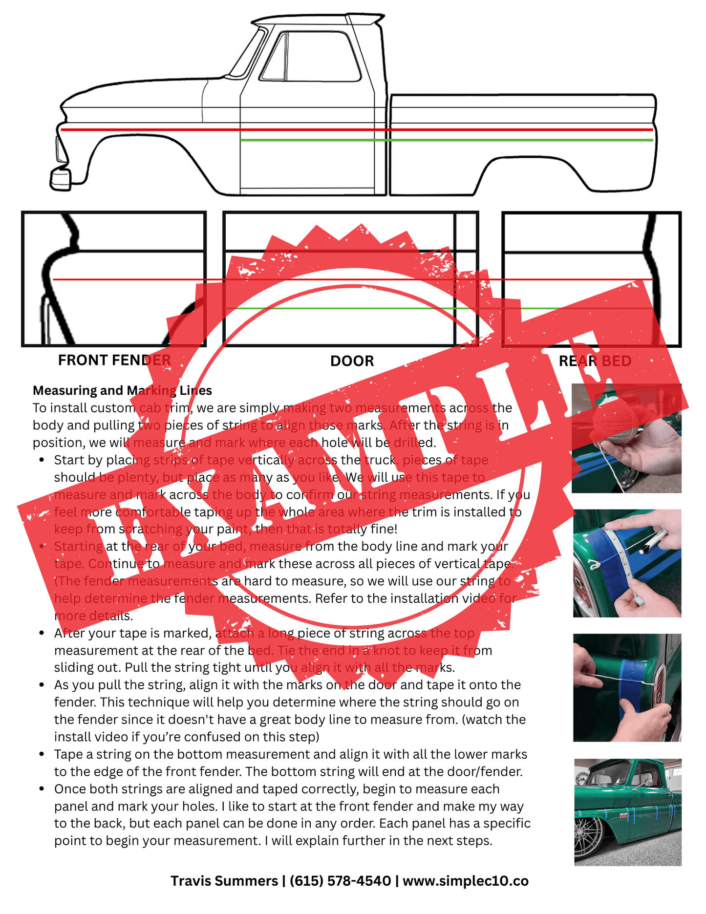 62-66 Trim Template