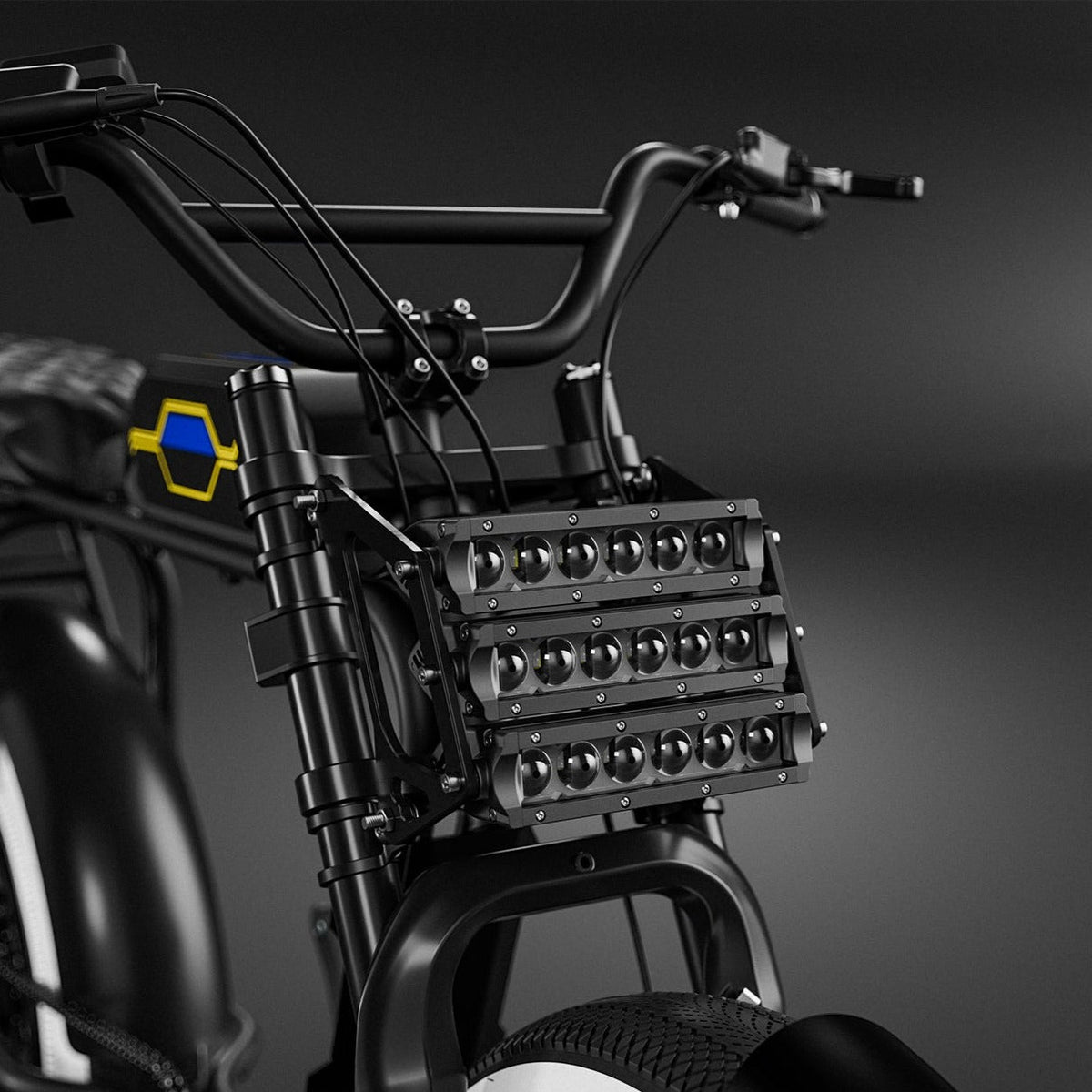 3 Riga LED Headlight Kit for Super73
