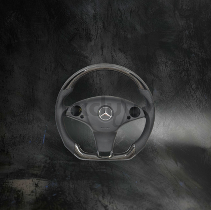 2008-2012 Mercedes Benz C / CLS / E / GLK / SL / SLK  Non-AMG Custom Steering Wheel by Exclusive Steering
