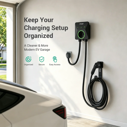 IYILO J1772 EV Charger Cable Holder & Connector Holster