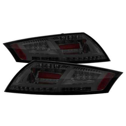 Spyder Audi TT 07-12 LED Tail Lights Smoke ALT-YD-ATT07-LED-SM 5081681