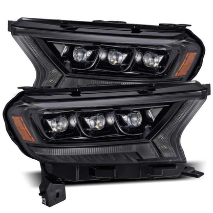 AlphaRex 19-21 Ford Ranger NOVA LED Proj Headlight Plnk Style Alpha Blk w/Activ Light/Seq Signal/DRL 880123 *Discontinued