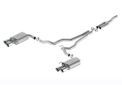 Ford Racing 2024 Mustang 2.3L Sport Active Cat-Back Exhaust - Chrome Tip M-5200-M2SC