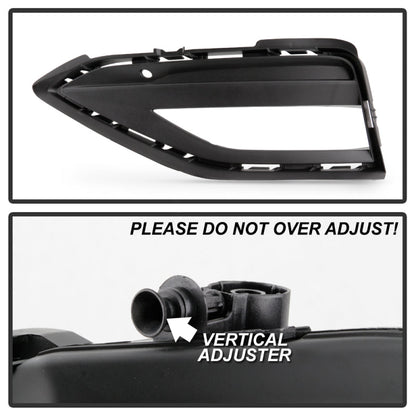 Spyder VW Jetta 19-20 OEM Style Fog Lights w/Universal Switch - Clear (FL-VJ2019-C) 5087164