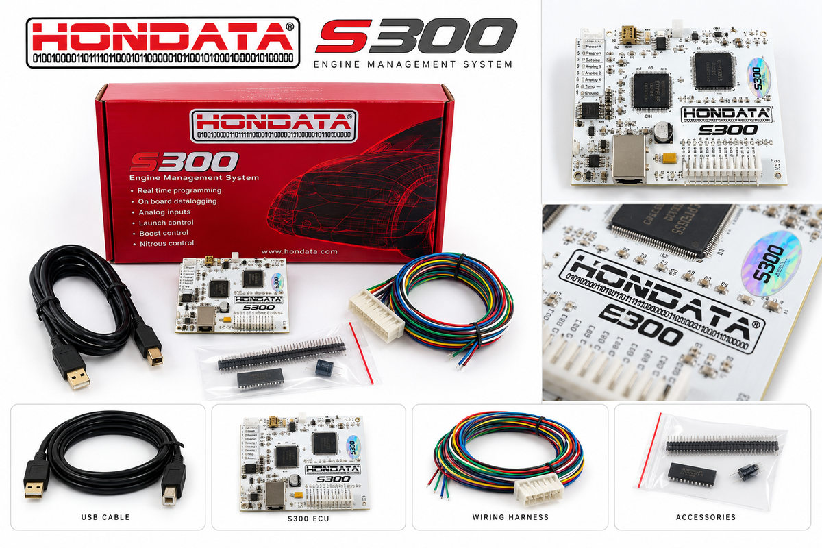 HONDATA S300 V3 OBD1 Honda / Acura ECU Tuning System – Bluetooth & USB
