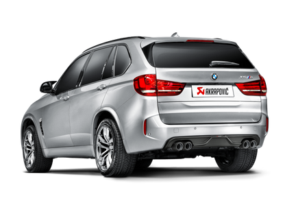 Akrapovic 15-17 BMW X5M (F85) Evolution Line Cat Back (Titanium) w/ Carbon Tips S-BM/T/1
