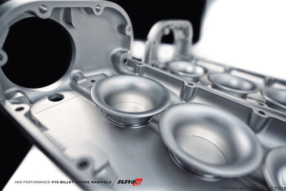 AMS Performance V10 Audi R8 / Lamborghini Huracan / Performante Billet Intake Manifold - CLR Anodize ALP.37.08.0001-1