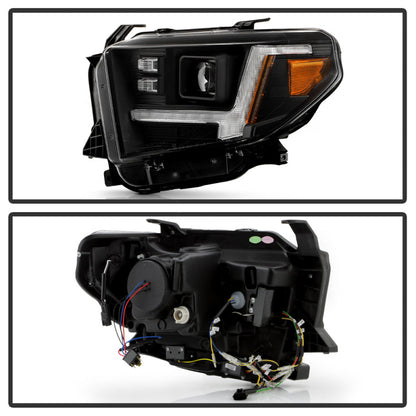 SPYDER Signature 14-21 Toyota Tundra SR/SR5 Projector Headlights - Black (PRO-YD-TTU14V2SI-SBSEQ-BK) 5088802