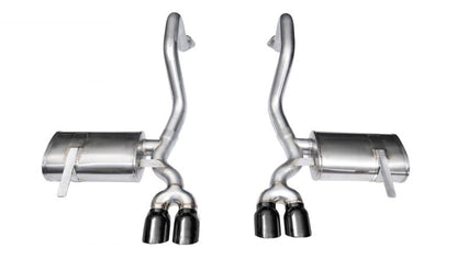Corsa 97-04 Chevrolet Corvette C5 Z06 5.7L V8 Xtreme Axle-Back Exhaust w/ Black Tips 14132BLK