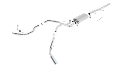Borla 09-11 Chevrolet Sierra 1500 WT/SLT/SLEi/XFE / Silverado 1500 WT/LT/LTZ/LS SS Catback Exhaust 140341