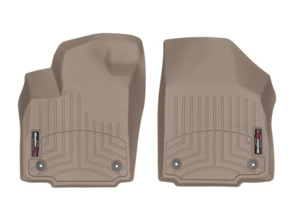 WeatherTech 17+ Ford F-250/F-350/F-450 Front FloorLiner - Tan (Fits 4x4 Floor Shifter)
