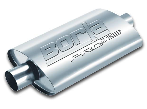 Borla Universal 4in x 9-1/2in x 14in Oval Center/Offset 3in Inlet/Outlet ProXS Muffler