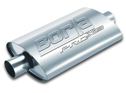 Borla Universal 4in x 9-1/2in x 14in Oval Center/Offset 3in Inlet/Outlet ProXS Muffler