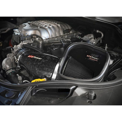 aFe 2021+ Dodge Durango SRT Hellcat Track Series Carbon Fiber Cold Air Intake System w/ Pro 5R Filter