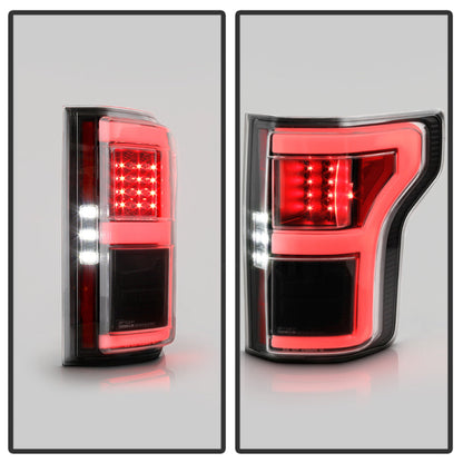 SPYDER 18-20 Ford F150 w/ Rear Blind Spot LED Tail Lights - Black (ALT-YD-FF15018BS-LED-BK) 5088550