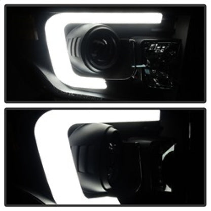 Spyder Toyota Tundra 2014-2016 Projector Headlights Light Bar DRL Black Smoke PRO-YD-TTU14-DRL-BSM 5080165