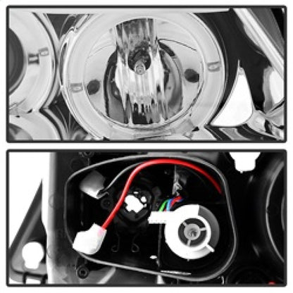 Spyder BMW E90 3-Series 06-08 Projector LED Halo Amber Reflctr Rplc Bulb Chrm PRO-YD-BMWE9005-AM-C 5009012