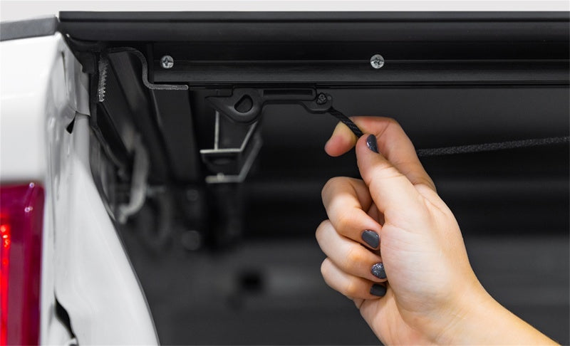 Access LOMAX Tri-Fold Cover Black Urethane Finish 15+ Chevrolet Colorado/GMC Canyon - 5ft Bed B3020029