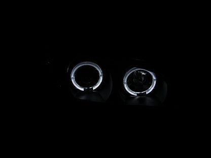 Anzo 2000-2004 Infiniti I30 Projector Headlights w/ Halo Black