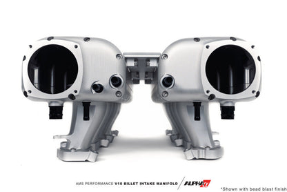 AMS Performance V10 Audi R8 / Lamborghini Huracan / Performante Billet Intake Manifold - CLR Anodize ALP.37.08.0001-1
