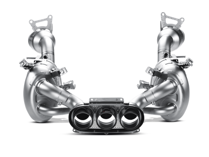 Akrapovic 10-15 Ferrari 458 Italia/458 Spyder Slip-On Line (Titanium) w/ Carbon Tips MTP-FE458H