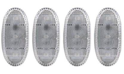 Anzo 2011-2016 Ford F-350 LED Fender Light Kit Clear 2pc Amber / 2pc Red