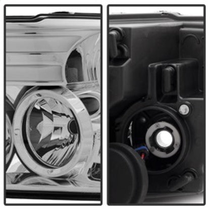 Spyder Dodge Ram 13-15 Projector Headlights Light Bar DRL Chrome PRO-YD-DR13-LBDRL-C 5080905