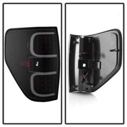 SPYDER xTune Ford F150 09-14 LED Tail Lights - Black ALT-ON-FF15009-LBLED-BK 5082169