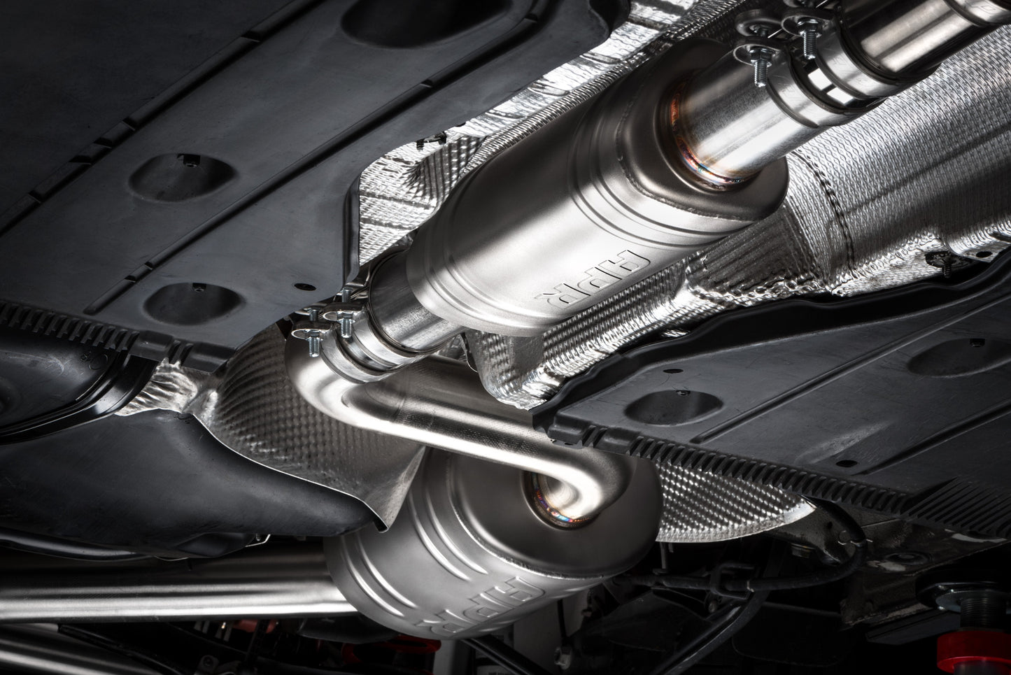 APR Catback Exhaust System (w/ Front Muffler) - GTI (MK7.5)
