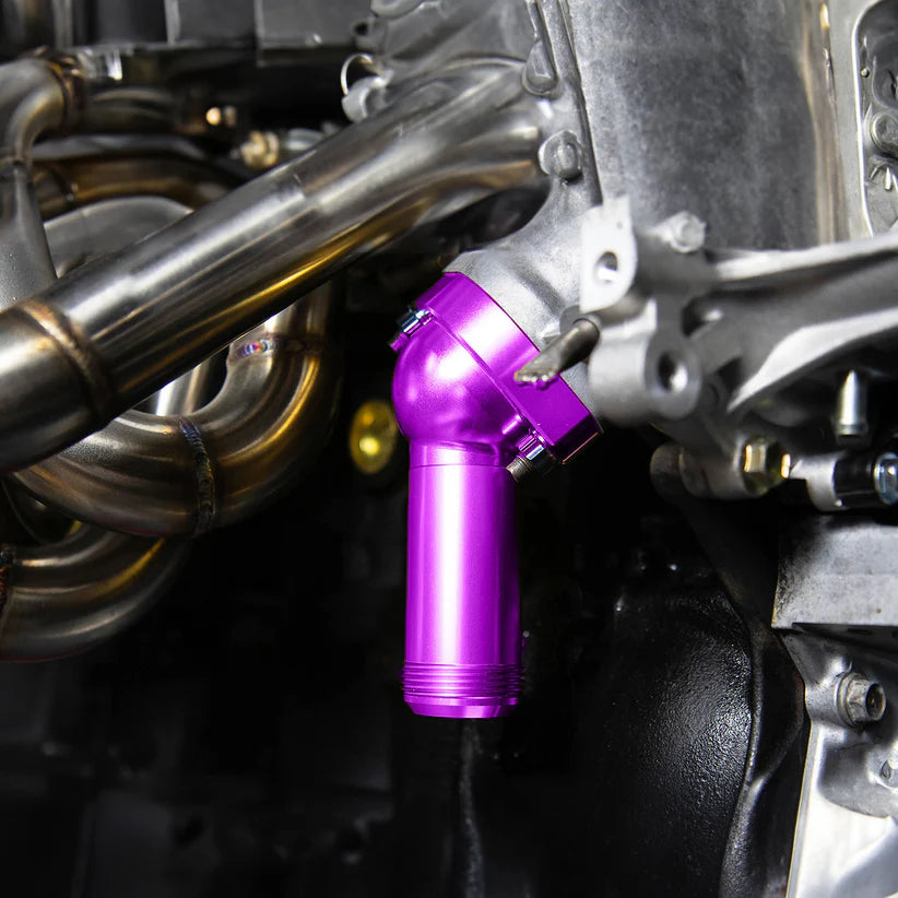 BULL BOOST PERFORMANCE 1JZ 2JZ Billet Rotated Lower Water Neck For Toyota 1JZ-GTE 2JZ-GTE Swap