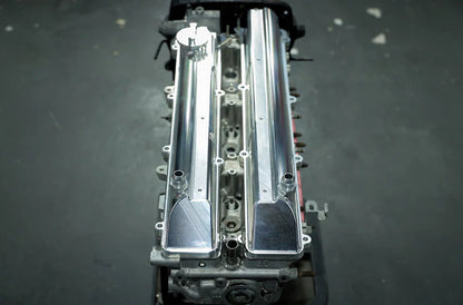 BULL BOOST PERFORMANCE 2JZ-GE Non-VVTi Billet Valve Covers With AN10 Breathers For Toyota Lexus