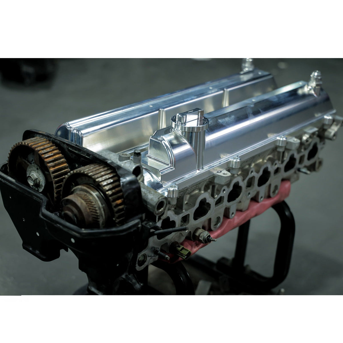 1JZ GTE VVTI Billet Valve Covers Bolts 1J Swap AN10 For Lexus Toyota