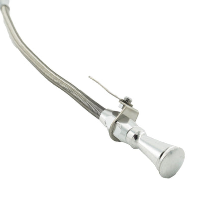Billet Aluminum JZ Engine Steel Braided Oil Dipstick 1JZ 2JZ Supra Swap 1J 2J
