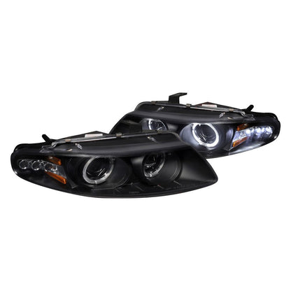 Spec-D 97-00 Chrysler Sebring Halo Projector Headlights Black