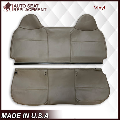 2008-2010 Ford F-250 F-350 F-450 F-550 Super Duty XL Work Truck Seat Cover in Medium Stone Gray: Choose From Variants
