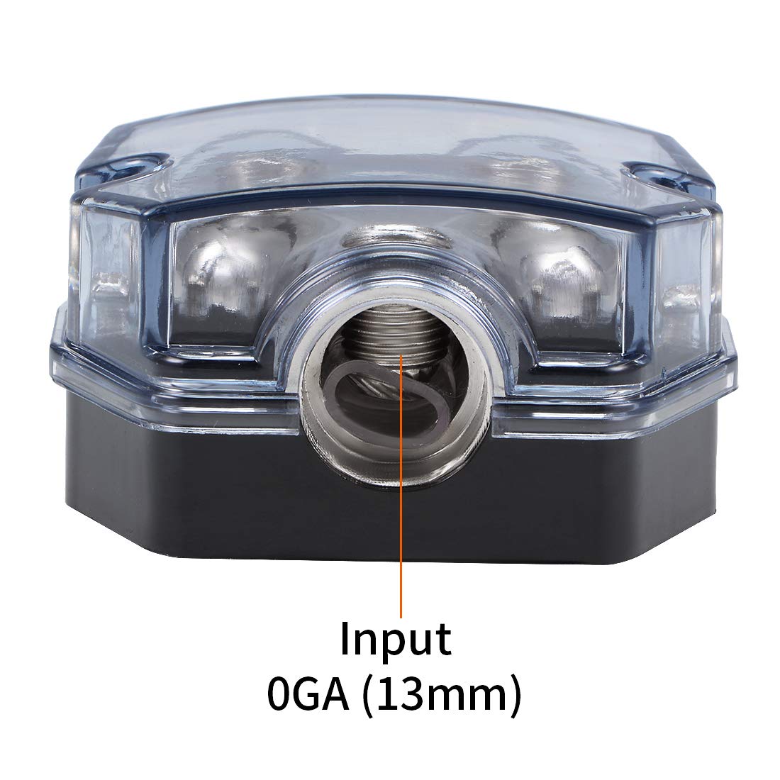 2 Way Power/Ground Distribution Blocks 1/0 AWG IN( Fits 0-4 AWG)
