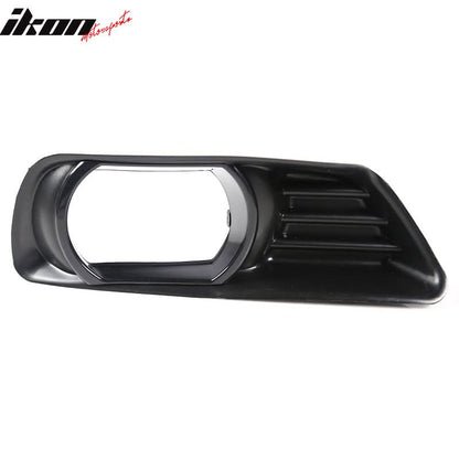 2007-2009 Toyota Camry 2PC Front Bumper Fog Lights Clear W/Black Bezel