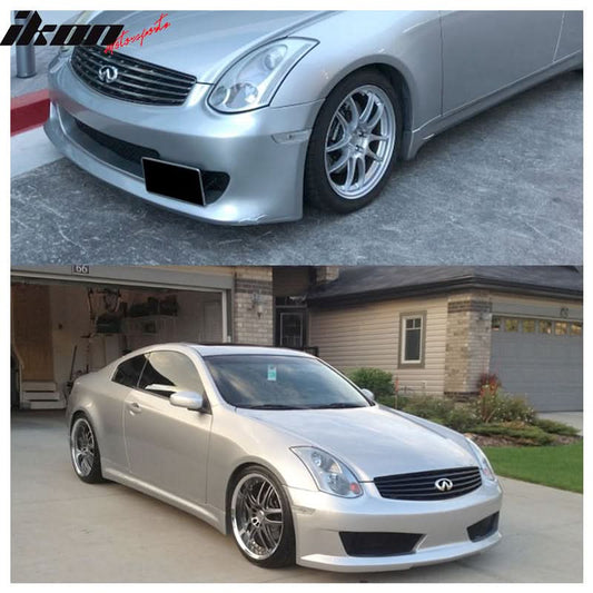 2003-2007 Infiniti G35 Coupe Clear Lens Side Marker Bumper Lights Lamp