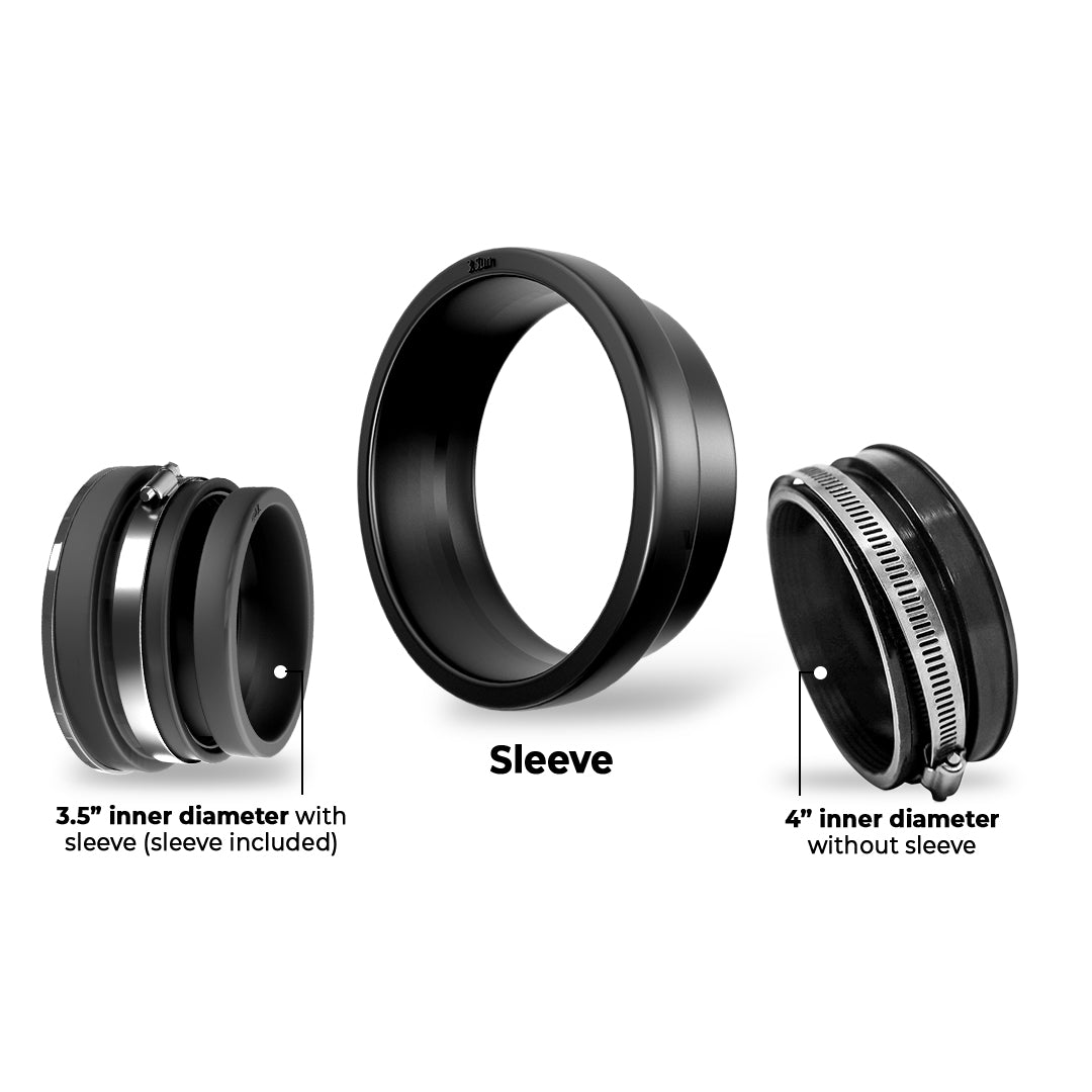 NGR Turbo Filter (Drag Edition) Black, One-Piece, Fits 4in & 3.5in