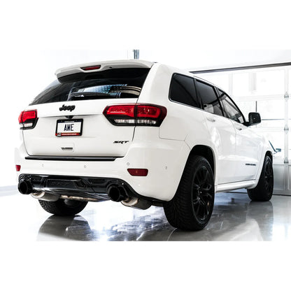 AWE Tuning 2014-2021 Jeep Grand Cherokee SRT Track Edition Exhaust - Diamond Black Tips