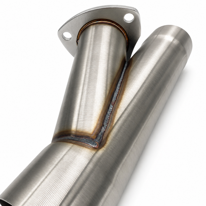 2.50" Y-Pipe ONLY - Stainless Steel-Slip Fit - 302525-Y
