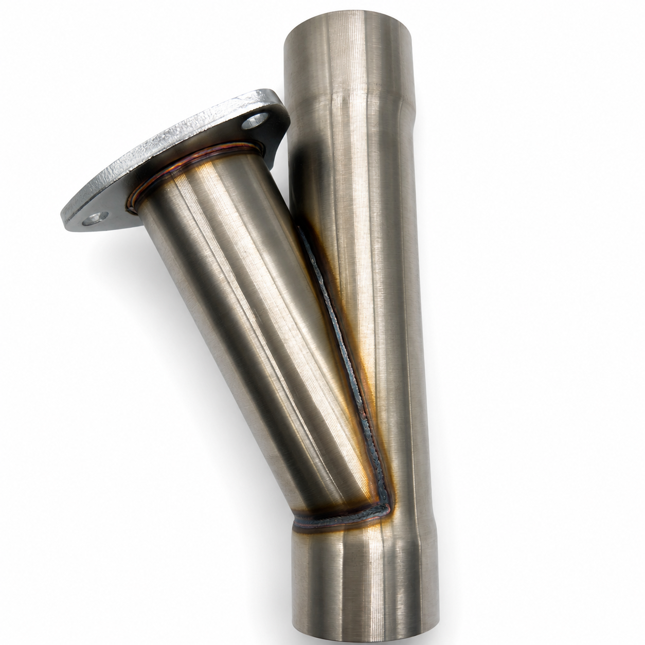 2.50" Y-Pipe ONLY - Stainless Steel-Slip Fit - 302525-Y
