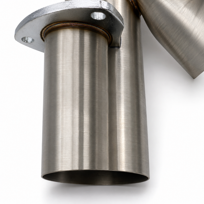 3.00" Y-Pipe ONLY - Stainless Steel-Slip Fit - 302530-Y