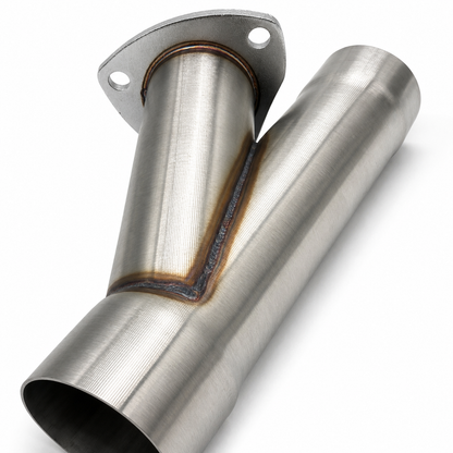 3.00" Y-Pipe ONLY - Stainless Steel-Slip Fit - 302530-Y