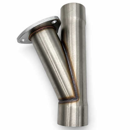 3.00" Y-Pipe ONLY - Stainless Steel-Slip Fit - 302530-Y