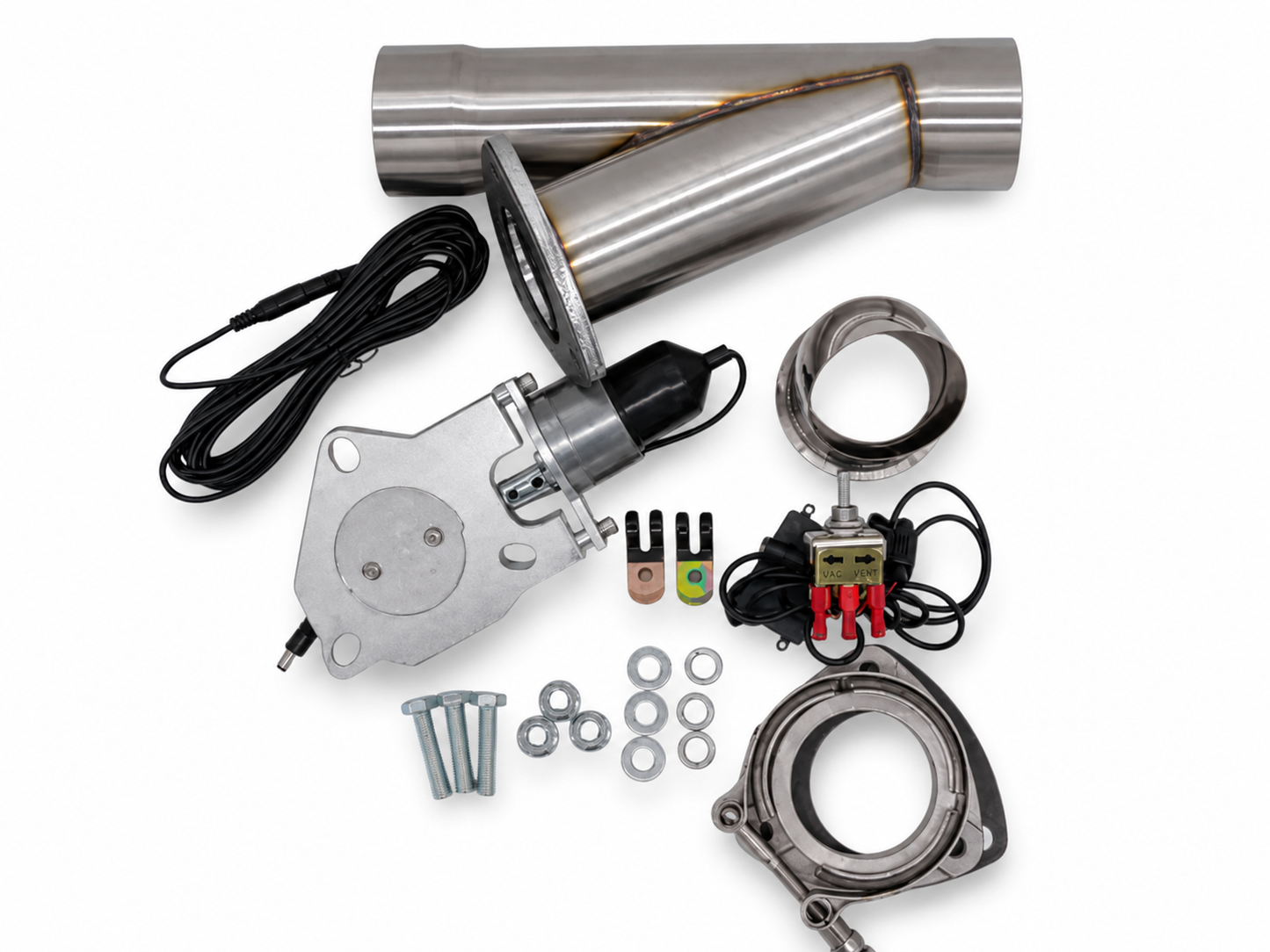 Granatelli Electronic Exhaust Cutout Kit 302525 - SS Slip-Fit : 2.50" inches