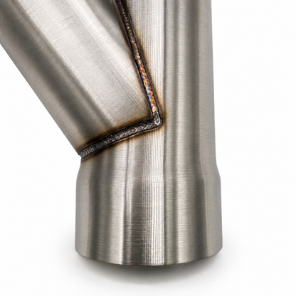 3.50" Y-Pipe ONLY - Stainless Steel-Slip Fit - 302535-Y